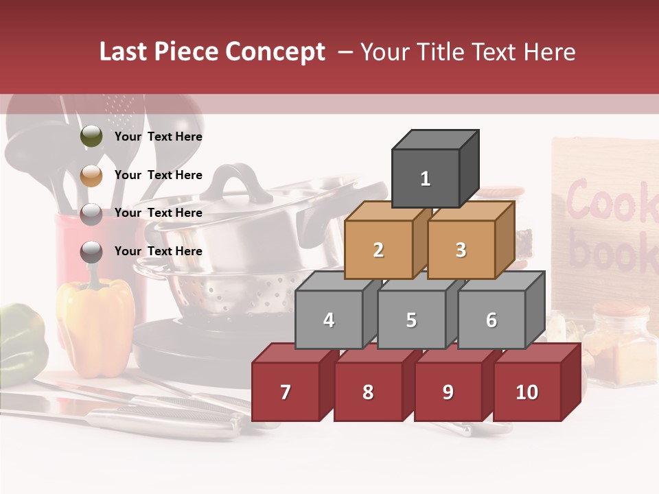 Clean Dinner White PowerPoint Template