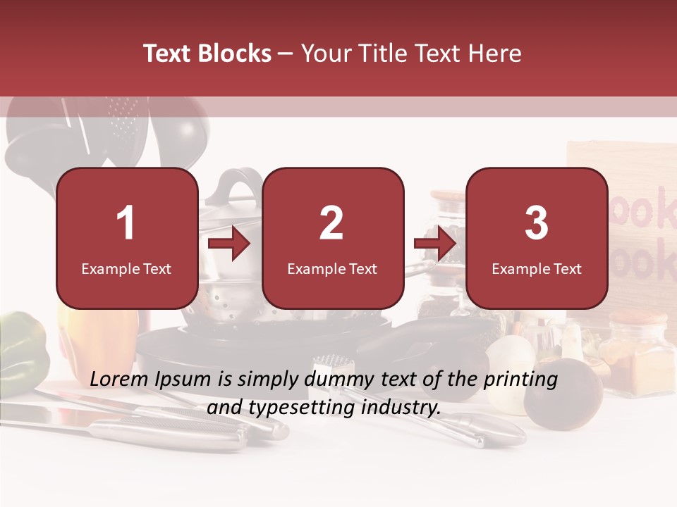 Clean Dinner White PowerPoint Template
