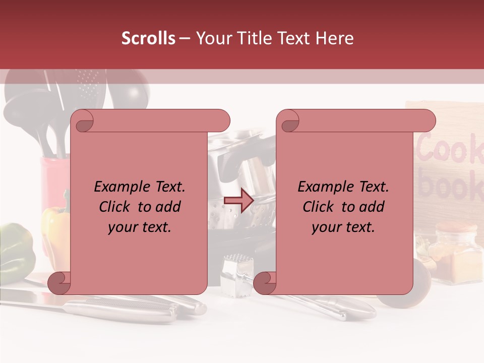 Clean Dinner White PowerPoint Template