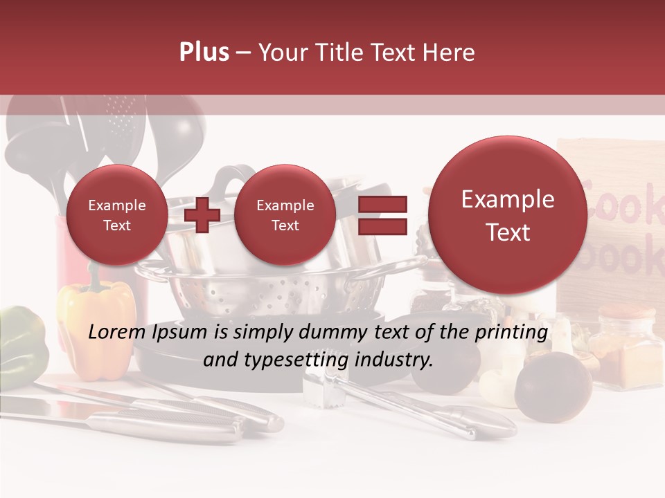 Clean Dinner White PowerPoint Template