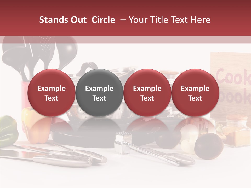 Clean Dinner White PowerPoint Template