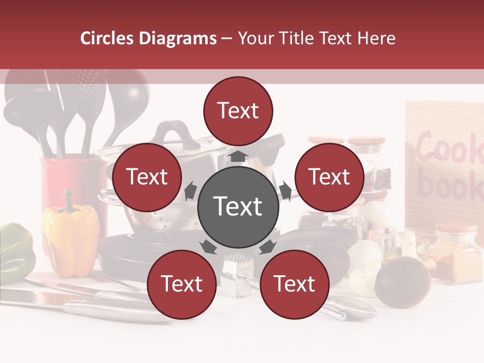 Clean Dinner White PowerPoint Template