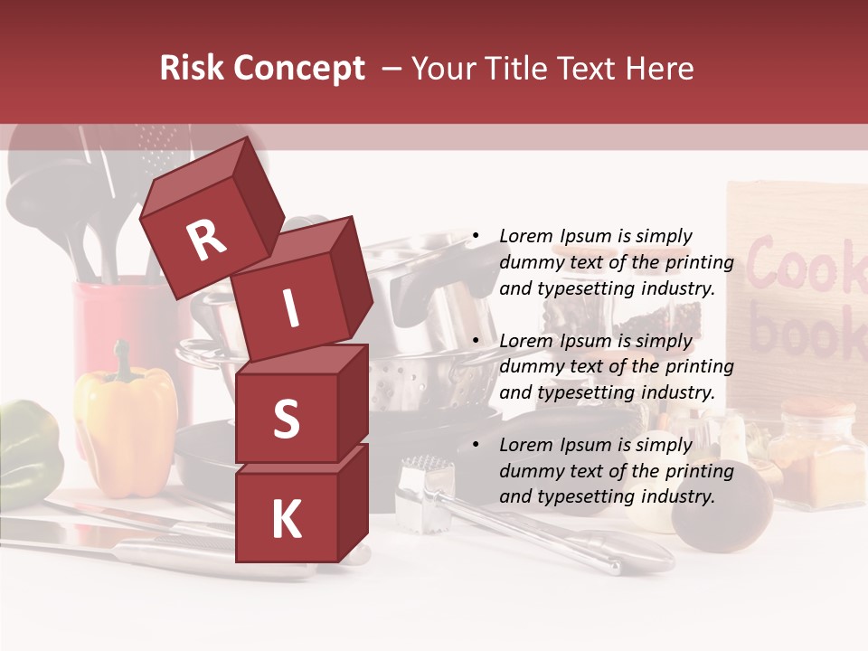 Clean Dinner White PowerPoint Template