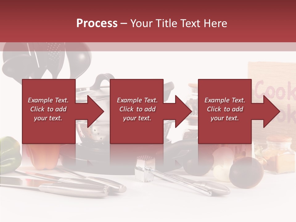 Clean Dinner White PowerPoint Template