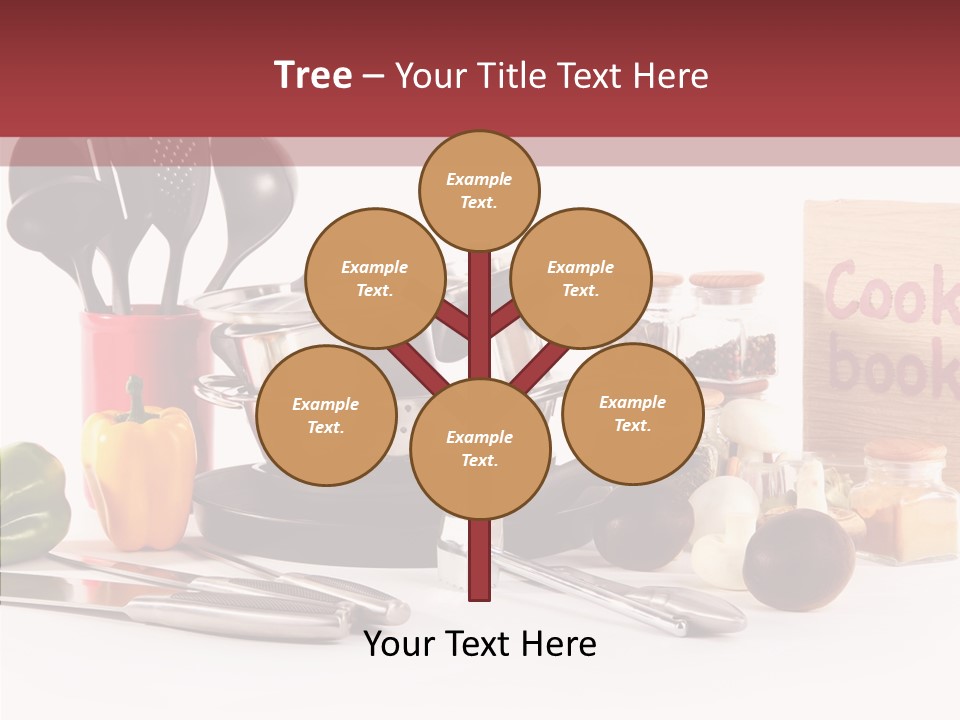 Clean Dinner White PowerPoint Template