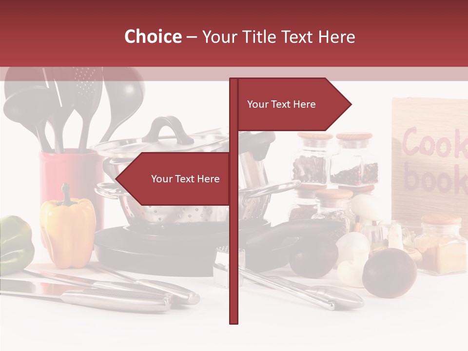 Clean Dinner White PowerPoint Template