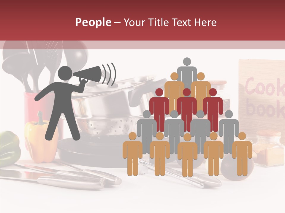 Clean Dinner White PowerPoint Template