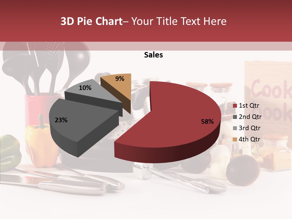 Clean Dinner White PowerPoint Template