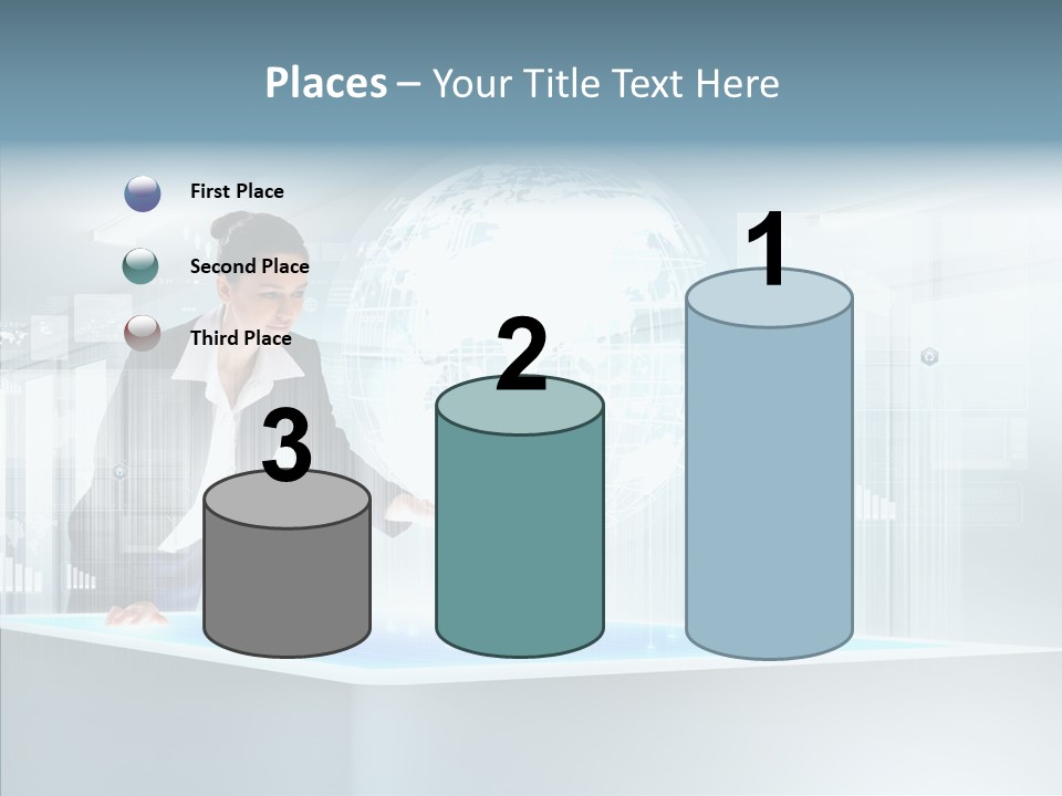 Button Tech Click PowerPoint Template