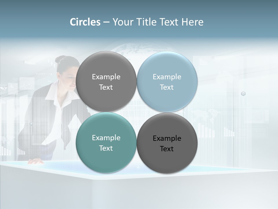 Button Tech Click PowerPoint Template