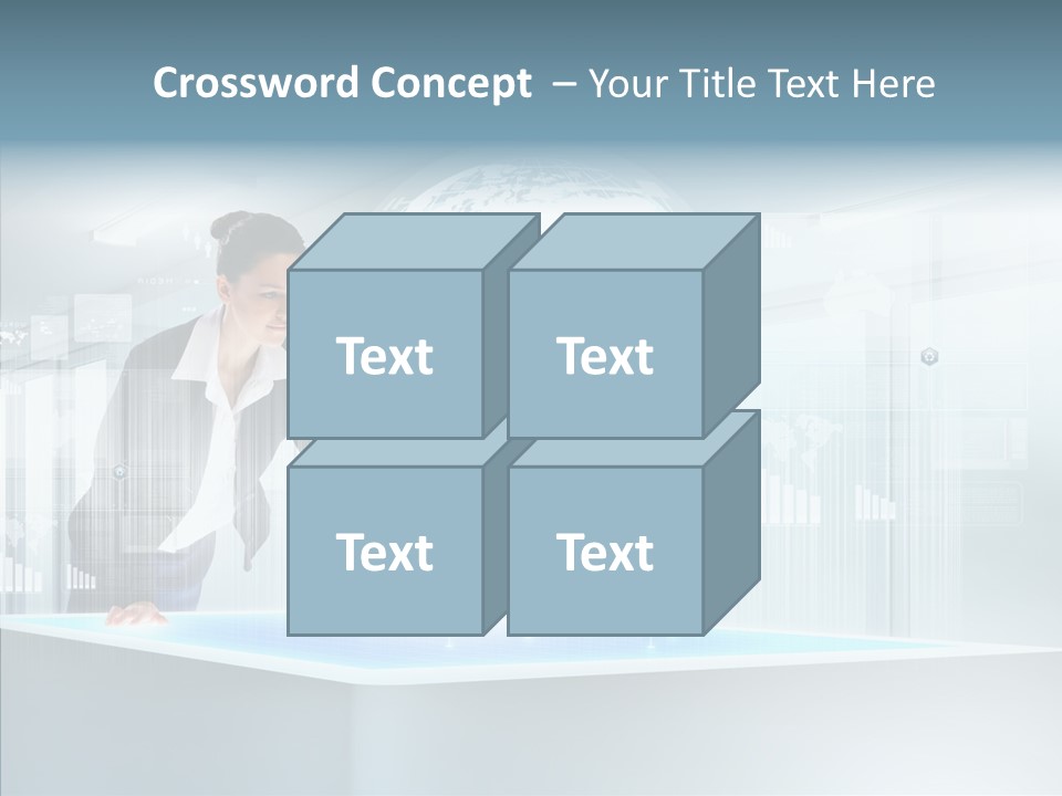 Button Tech Click PowerPoint Template