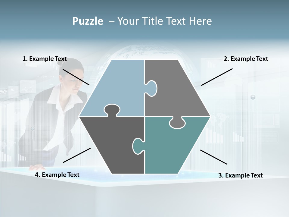 Button Tech Click PowerPoint Template