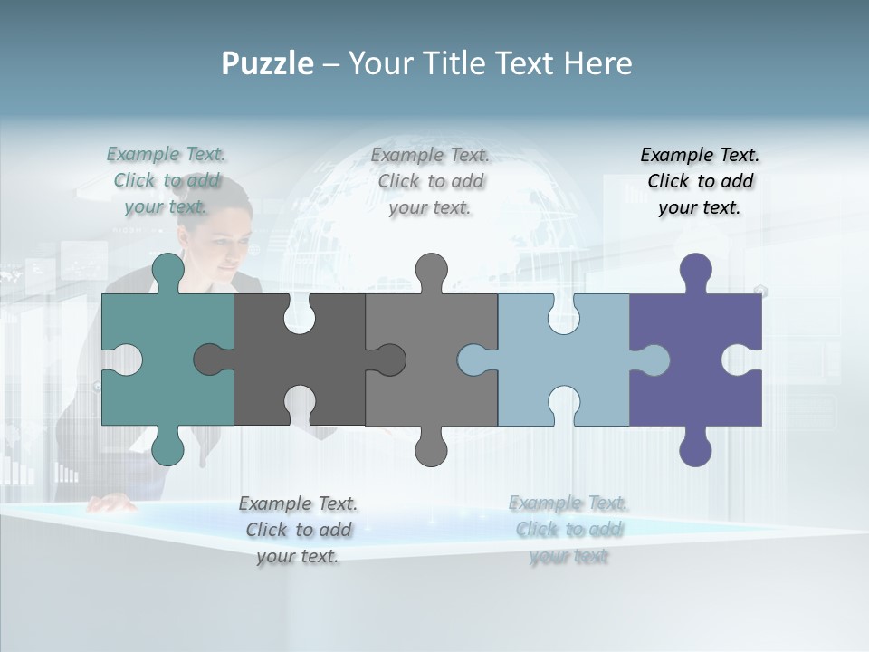 Button Tech Click PowerPoint Template