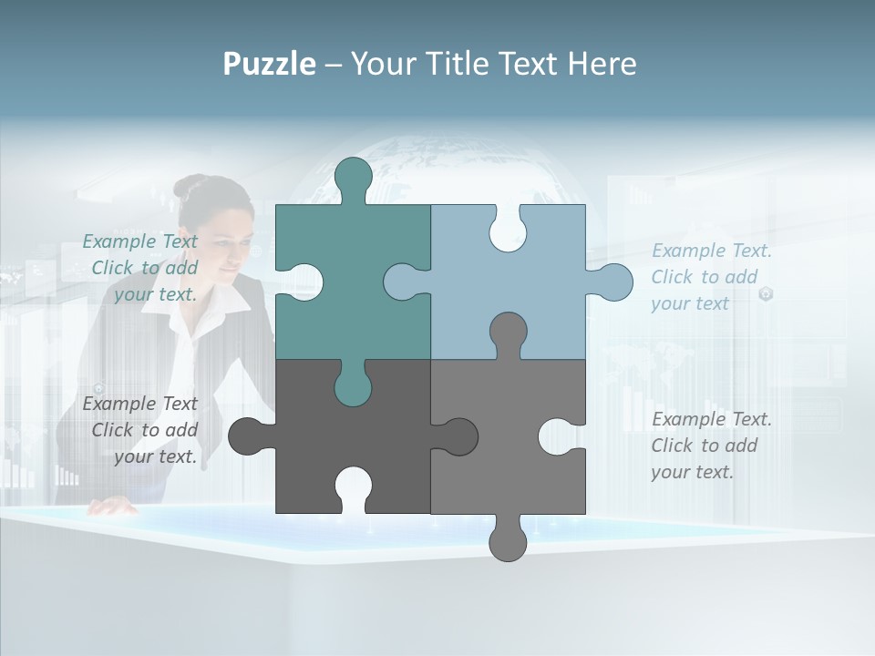 Button Tech Click PowerPoint Template