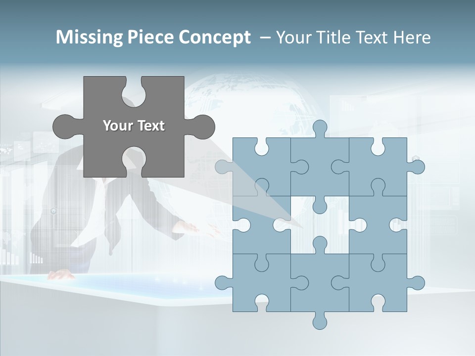 Button Tech Click PowerPoint Template