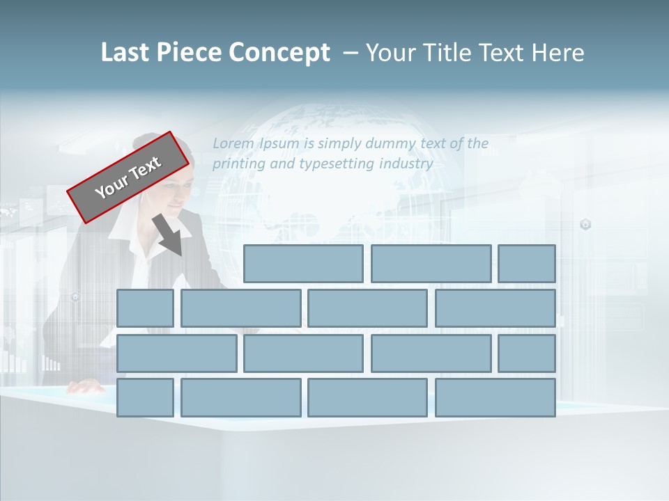 Button Tech Click PowerPoint Template