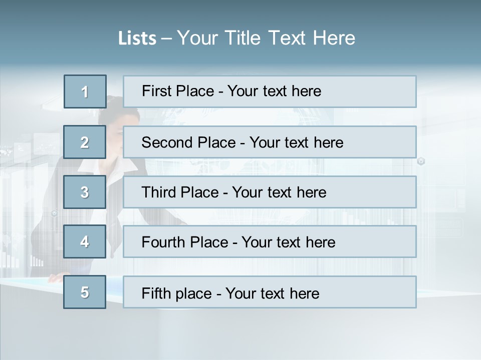 Button Tech Click PowerPoint Template