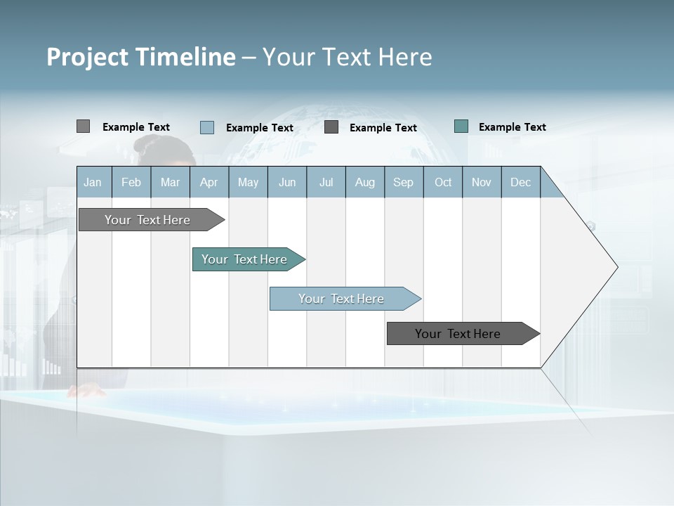 Button Tech Click PowerPoint Template