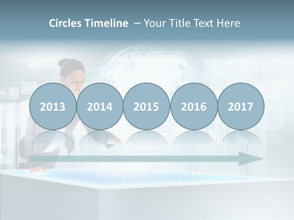 Button Tech Click PowerPoint Template