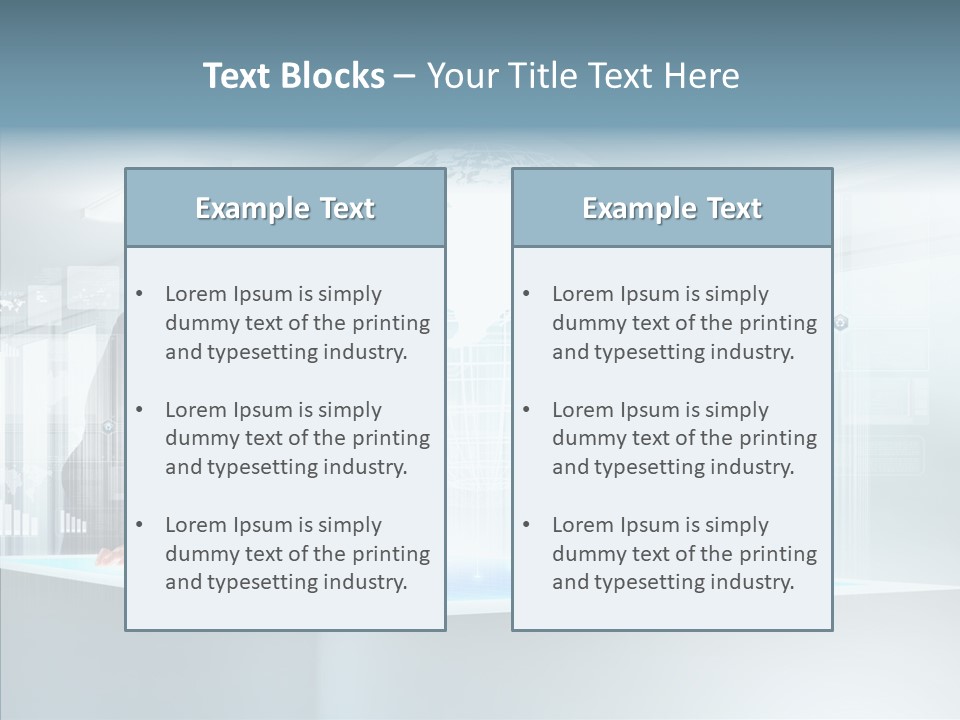 Button Tech Click PowerPoint Template
