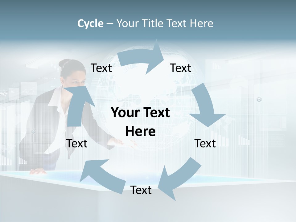 Button Tech Click PowerPoint Template