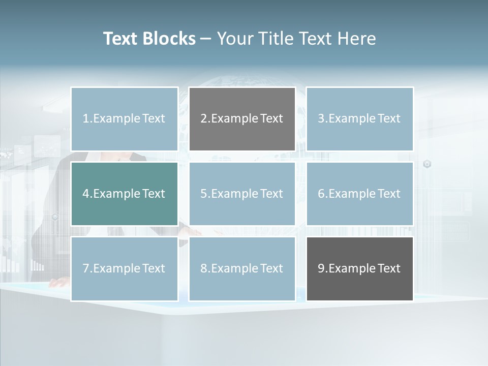 Button Tech Click PowerPoint Template