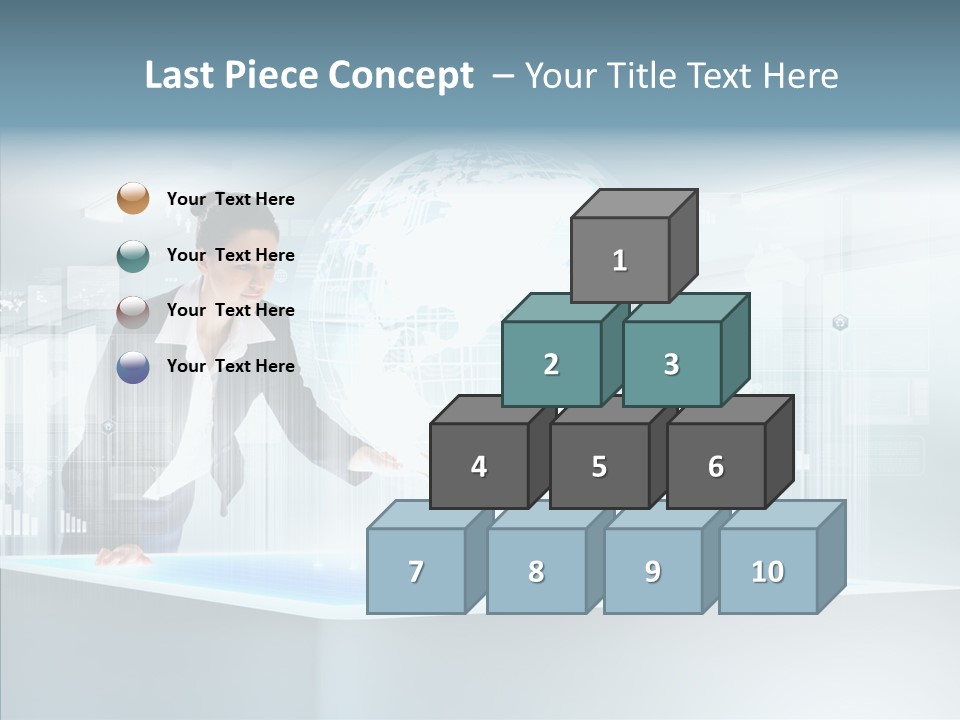 Button Tech Click PowerPoint Template