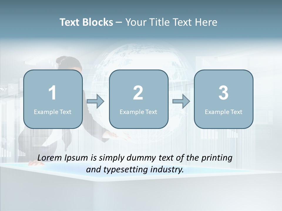Button Tech Click PowerPoint Template