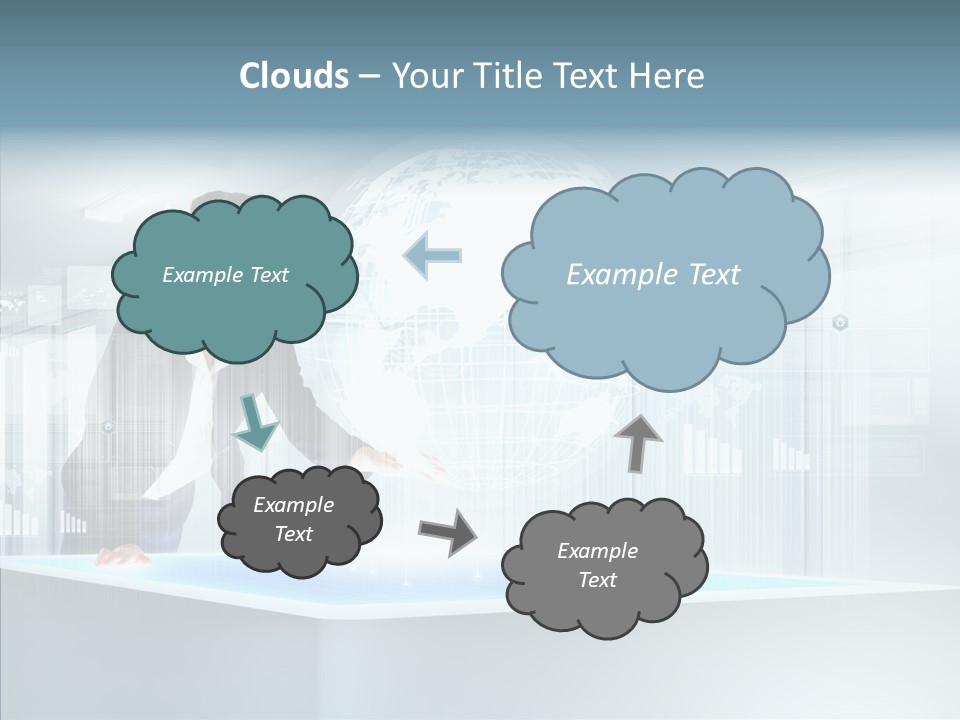Button Tech Click PowerPoint Template