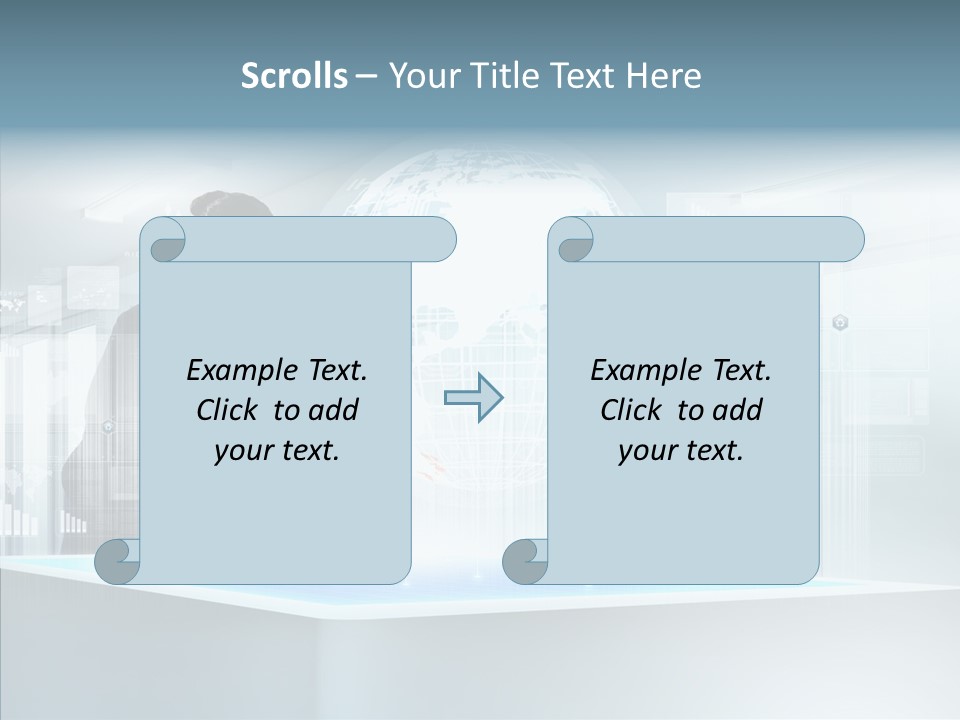 Button Tech Click PowerPoint Template