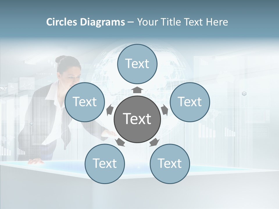 Button Tech Click PowerPoint Template