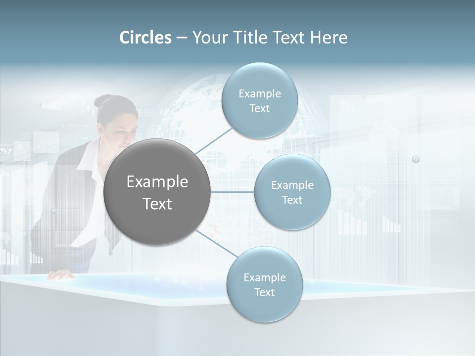 Button Tech Click PowerPoint Template