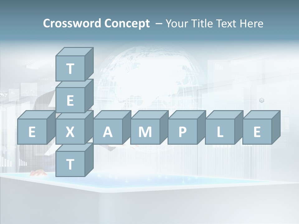 Button Tech Click PowerPoint Template