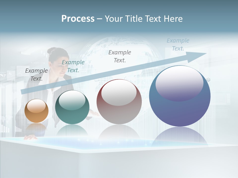 Button Tech Click PowerPoint Template