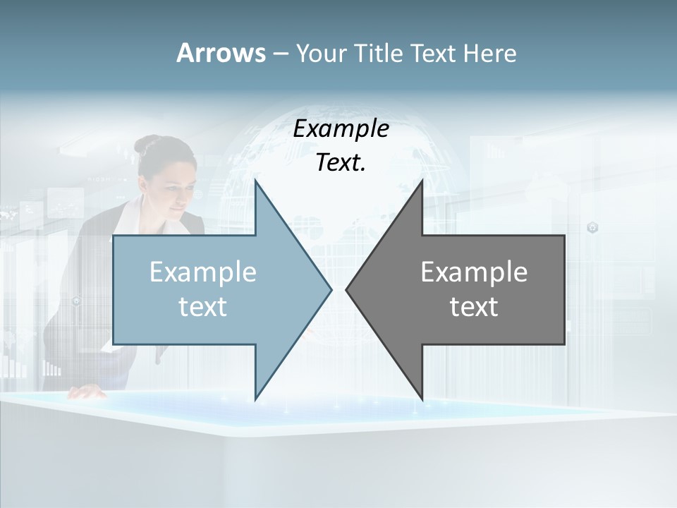 Button Tech Click PowerPoint Template