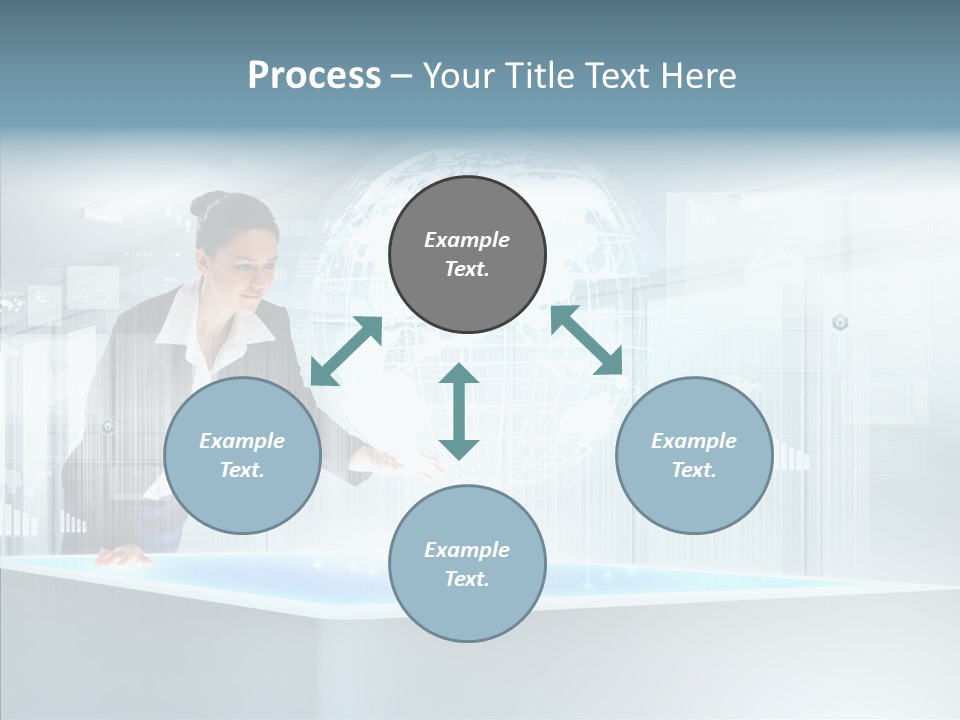Button Tech Click PowerPoint Template