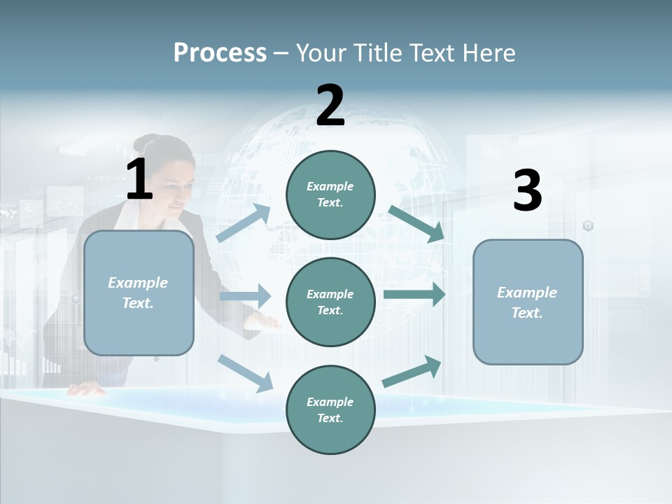 Button Tech Click PowerPoint Template