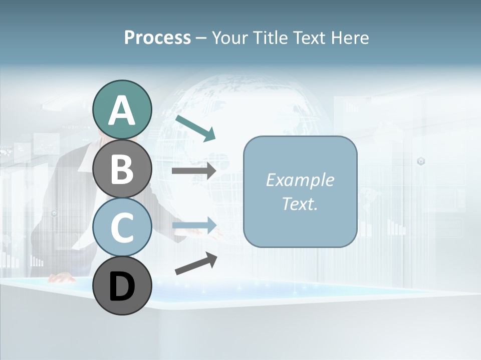Button Tech Click PowerPoint Template