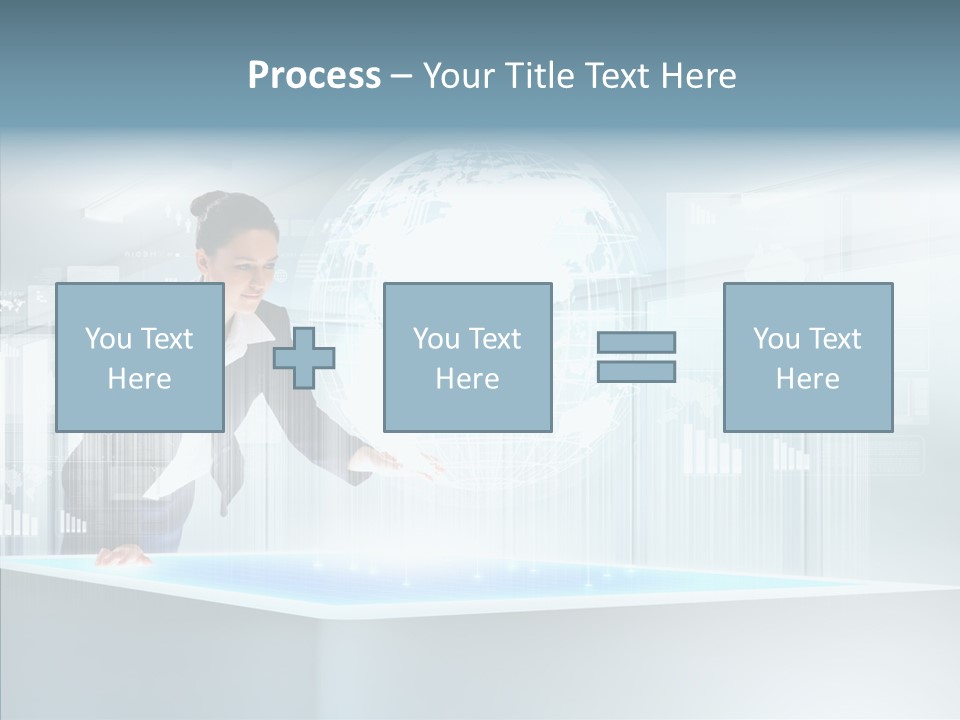 Button Tech Click PowerPoint Template