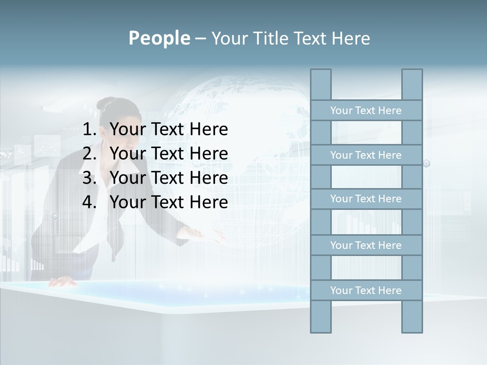 Button Tech Click PowerPoint Template