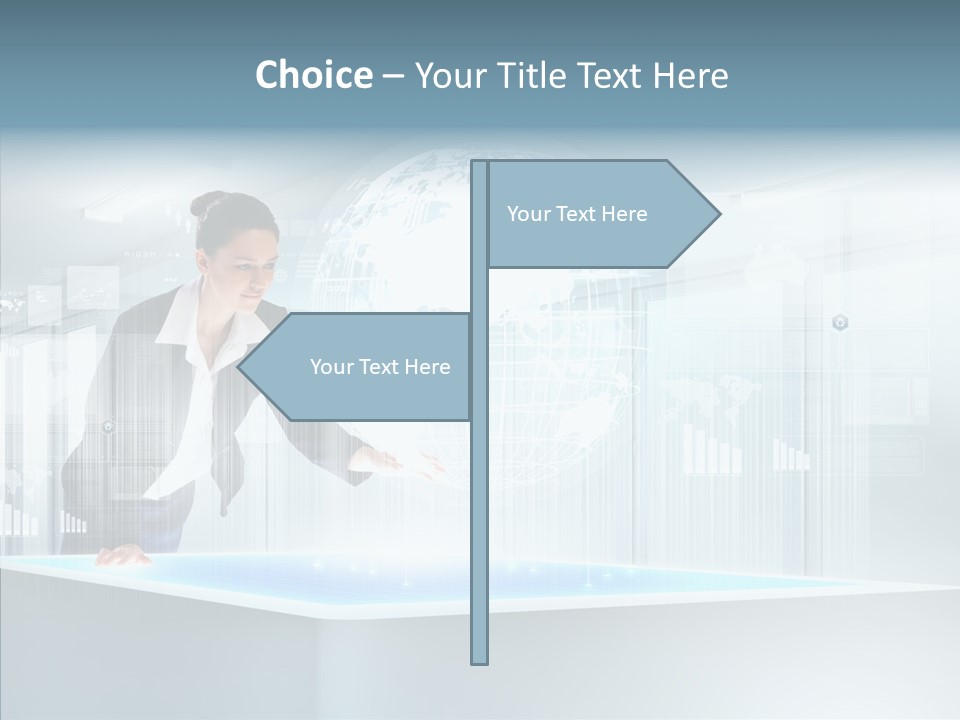 Button Tech Click PowerPoint Template