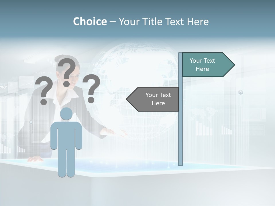 Button Tech Click PowerPoint Template