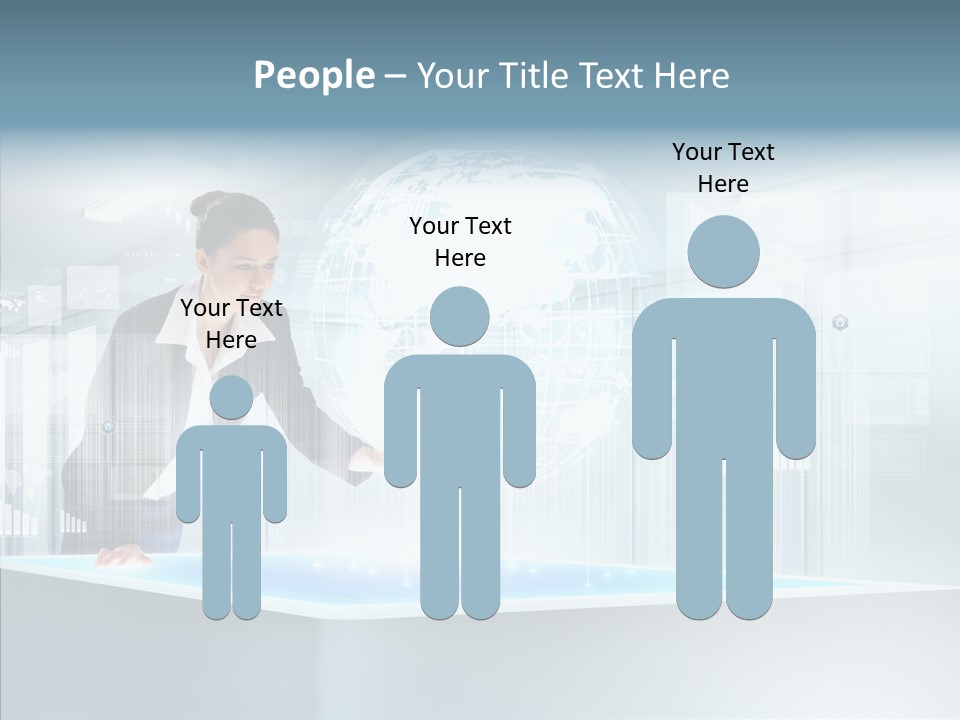 Button Tech Click PowerPoint Template