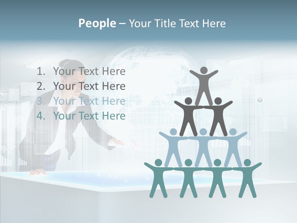 Button Tech Click PowerPoint Template