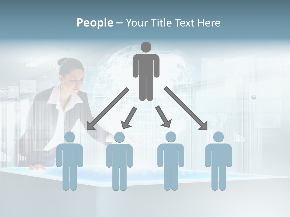 Button Tech Click PowerPoint Template