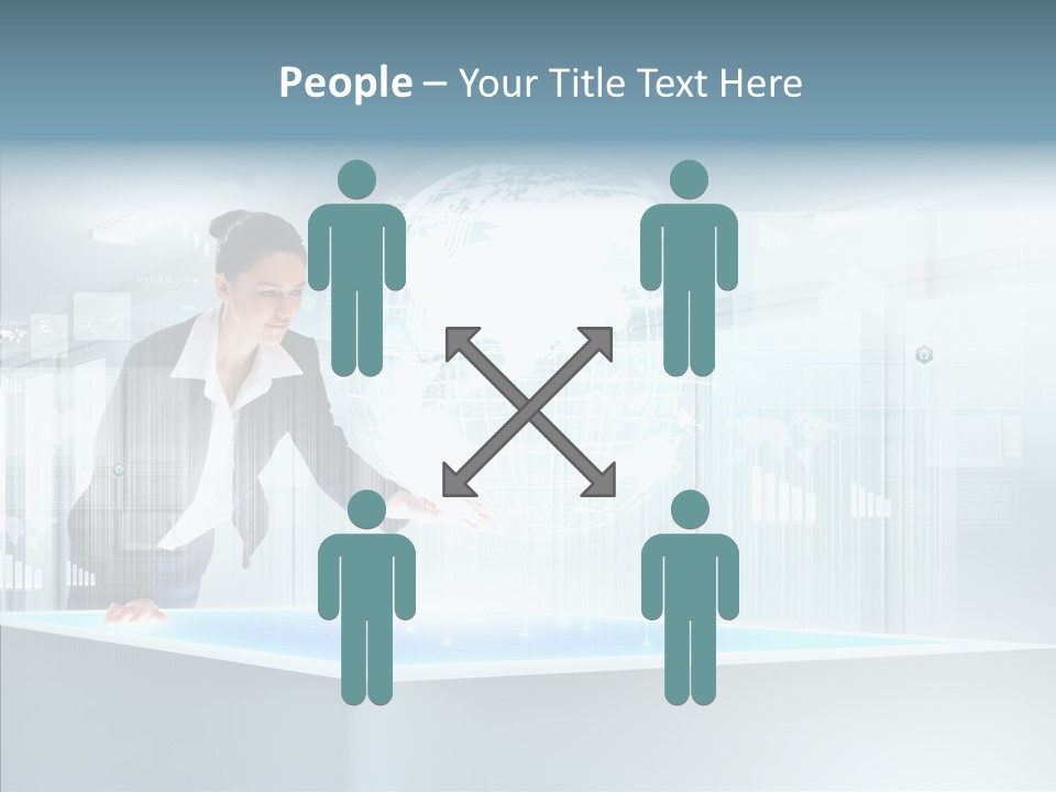 Button Tech Click PowerPoint Template