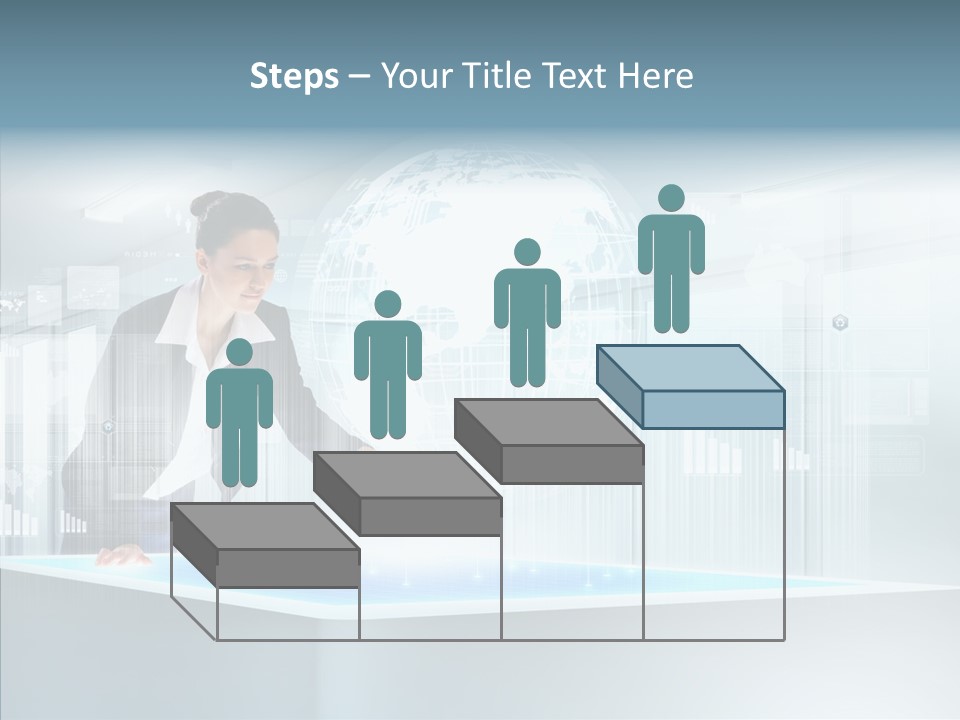 Button Tech Click PowerPoint Template