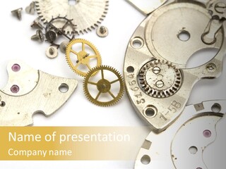 Inside Clock Time PowerPoint Template