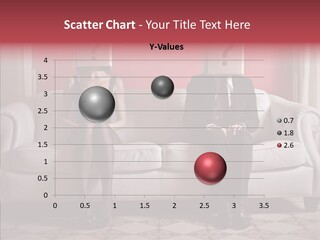 Sitting Doubt Love PowerPoint Template