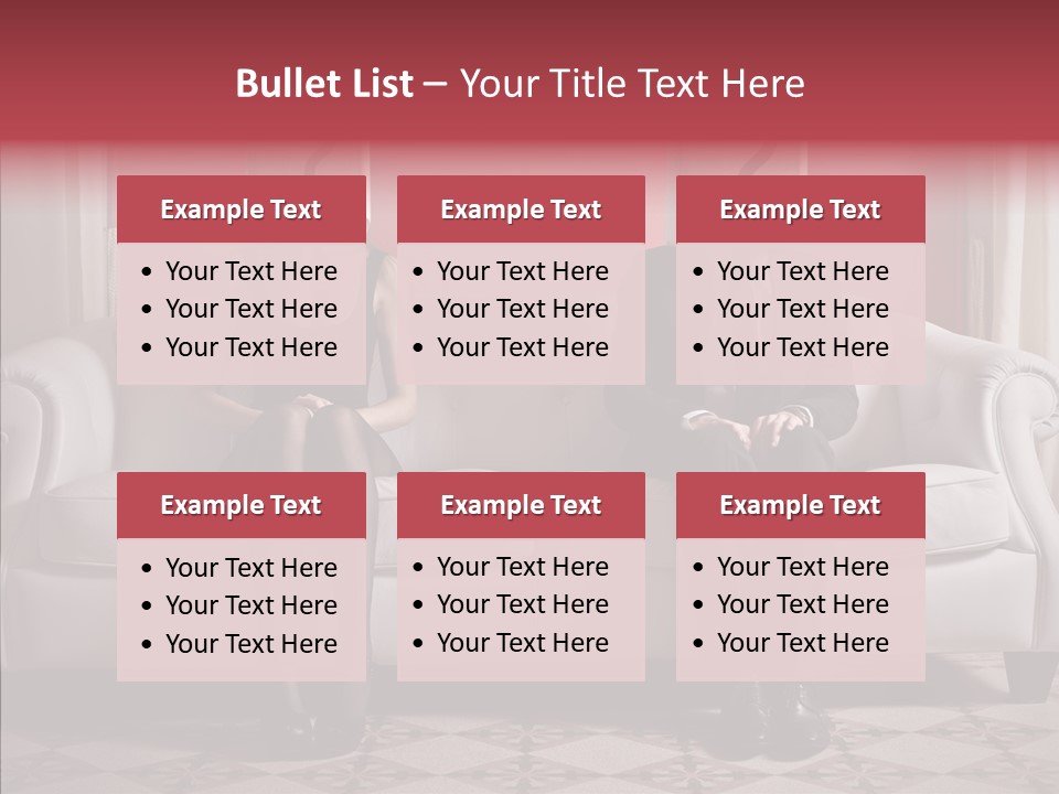 Sitting Doubt Love PowerPoint Template